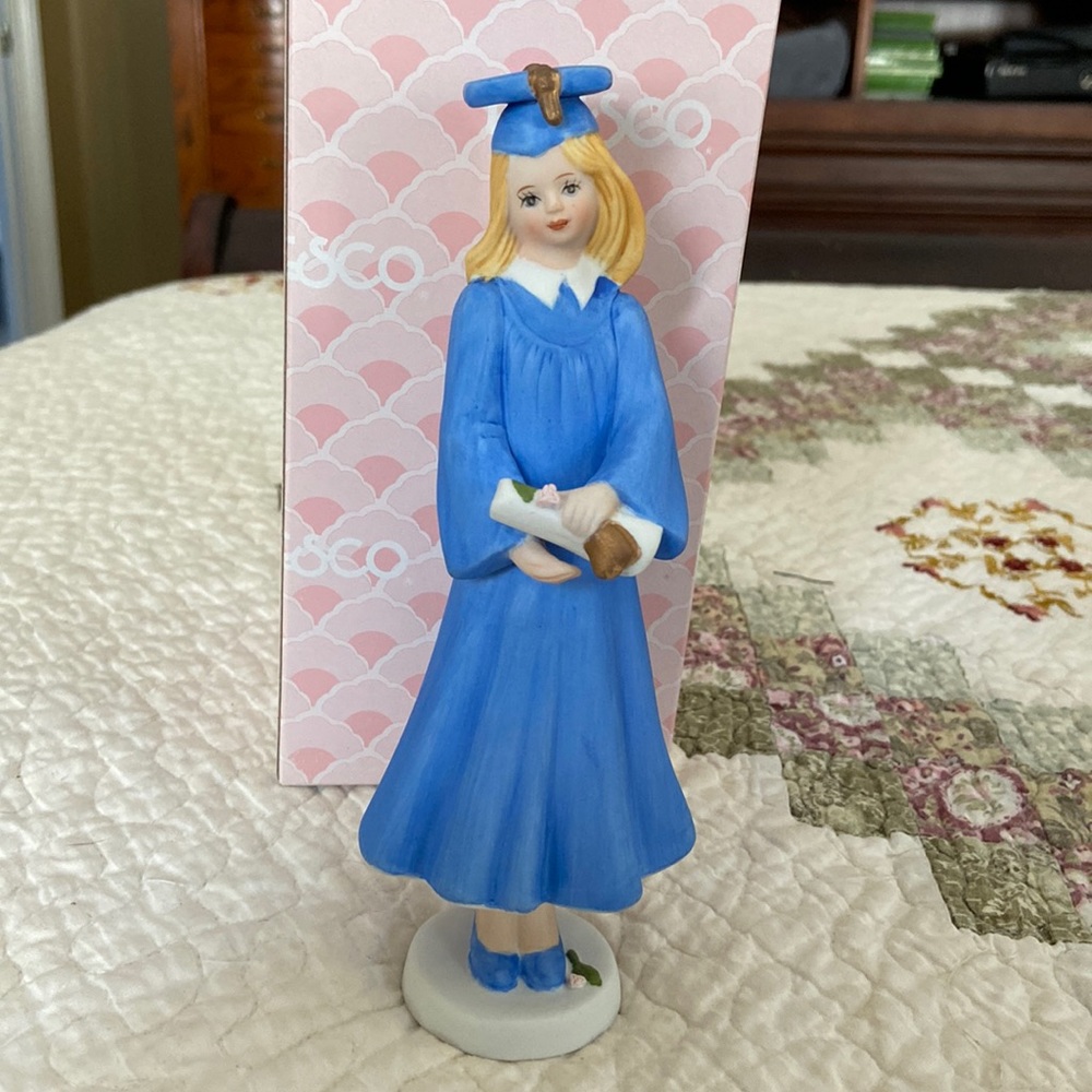 Growing Up Girls - The Graduate - porcelain figurine